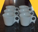 Ver imagem 7 de Kit Jogo 6 Xicaras Café/chá 200ml Cabo Prático -porcelana(2)