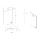 Ver imagem 6 de Chapa Vitrocerâmica 75 X 45 Cm / com Furo para Saída da Chaminé / com Moldura Inox / Fogão a Lenha