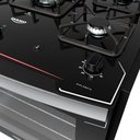 Ver imagem 7 de Fogão 5 Bocas de Embutir Diplomata com Mesa de Vidro Dako Bivolt Preto