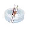 Cabo Coaxial Cftv 4mm 85% Bip. Dupla Blin. 300mt Telecam - 1