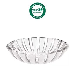 Fruteira de Mesa em Bio Plástico Não Fóssil 25 X H6,5 Cm - Dolcevita - Pérola - Guzzini Dolce Vitta - 1
