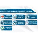 Ver imagem 7 de Cama Box Baú Casal: Colchão Molas Ensacadas D Angelis Anjos Superlastic King Best + Base Crc Suede