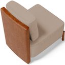 Ver imagem 7 de Poltrona Decorativa Sala de Estar Living Hungria L02 Couríssimo Camel Linho Bege Escuro - Lyam Lyam