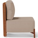 Ver imagem 6 de Poltrona Decorativa Sala de Estar Living Hungria L02 Couríssimo Camel Linho Bege Escuro - Lyam Lyam