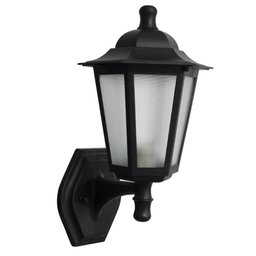 Arandela Externa Grega Preta Luminária de Parede Colonial E27 Bivolt Jardim Muro Dital - 1