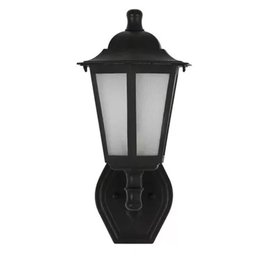 Arandela Externa Grega Preta Luminária de Parede Colonial E27 Bivolt Jardim Muro Dital - 2