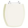 Assento Sanitario Thema Bege Claro (biscuit) para Vaso Incepa - 1