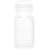 Pote Saleiro Pimenteiro Lyor 80ml Temperos Quadrado de Vidro com Tampa Plástica - 2