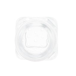 Pote Saleiro Pimenteiro Lyor 80ml Temperos Quadrado de Vidro com Tampa Plástica - 7