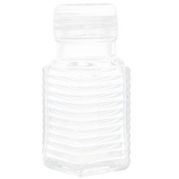 Pote Saleiro Pimenteiro Lyor 80ml Temperos Quadrado de Vidro com Tampa Plástica - 4