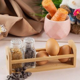 Pote Saleiro Pimenteiro Lyor 80ml Temperos Quadrado de Vidro com Tampa Plástica - 5