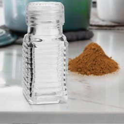 Pote Saleiro Pimenteiro Lyor 80ml Temperos Quadrado de Vidro com Tampa Plástica - 6
