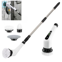 Escova de Limpeza Eletrica 25W Sem Fio Bateria Recarregavel Potente Esfregao Giratorio Casa Cozinha  - 1