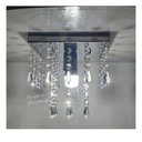 Ver imagem 6 de Lustre de Cristal Acrílico Pirulitos Base Inox 20x20 e 20 Cm Soquete E27