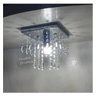 Lustre de Cristal Acrílico Pirulitos Base Inox 20x20 e 20 Cm Soquete E27 - 5