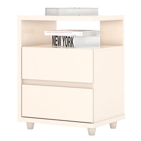 Mesa de Cabeceira Campeche Off White – Henn