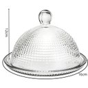 Ver imagem 2 de Manteigueira Queijeira Venice de Vidro Transparente 350ml