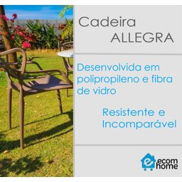 Kit 8 Cadeiras Allegra em Pp para Área Externa e Sala de Jantar ou Estar Cor Fendi - 11