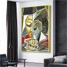 Quadro Decorativo Pablo Picasso Cabeça De Uma Mulher Lendo:150x100/BORDA INFINITA - 7