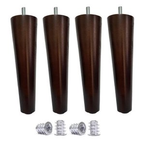 4 Pé Palito 10Cm + Bucha