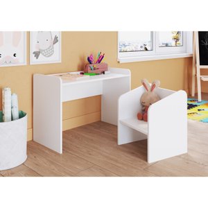 Conjunto Mesa E Poltrona Infantil Montessoriano Meu Fofinho