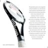 Raquete de Tênis Roger Federer Control L2 e L3 - Lançamento Wilson WR079210U - 5