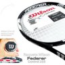 Raquete de Tênis Roger Federer Control L2 e L3 - Lançamento Wilson WR079210U - 2