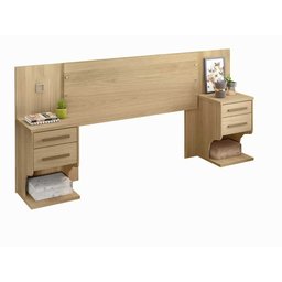 Cabeceira Casal New Magistral Extensível 4 Gavetas - 2