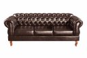 Ver imagem 4 de Conjunto Sofá Namoradeira 2 e 3 Lugares Capitonê Chesterfield Duquesa Clássico - Couríssimo Café