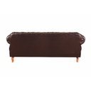 Ver imagem 5 de Conjunto Sofá Namoradeira 2 e 3 Lugares Capitonê Chesterfield Duquesa Clássico - Couríssimo Café