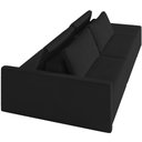 Ver imagem 6 de Sofá Ilha Modular para Sala 252cm com Puff Dublin K01 Veludo Preto - Lyam Decor