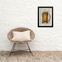 Ver imagem 2 de Quadro Vintage Copo de Chopp 24x18cm - com Vidro:madeira Preta