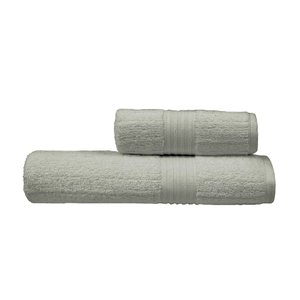 Jogo Toalhas Banho Atlântica 2p Chronos Cinza 8171