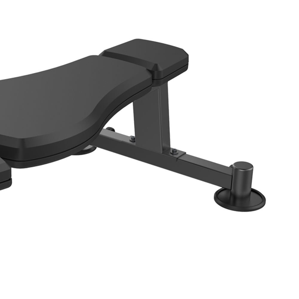 Flat Bench Classic Black - Em204x [reembalado] Em204x Wellness - 3