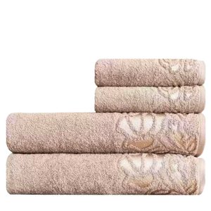 Jogo de Toalhas 4 Peça Macia Guadalupe - 500 G/m² - Fendi