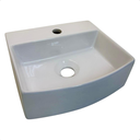 Ver imagem 3 de Cuba De Apoio Ipanema Quadrada 32x29cm  Branco Brilhante - Primeira Linha Qualidade A