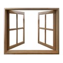 Ver imagem 5 de Janela de Madeira Vitro de Abrir Reto Padrão Cedro Batentes de 14 Cm - 1.40 (l) X 1.00 (a)