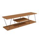 Ver imagem 2 de Rack Industrial para TV 75 Polegadas Kappesberg 180cm Canela/Preto Fosco