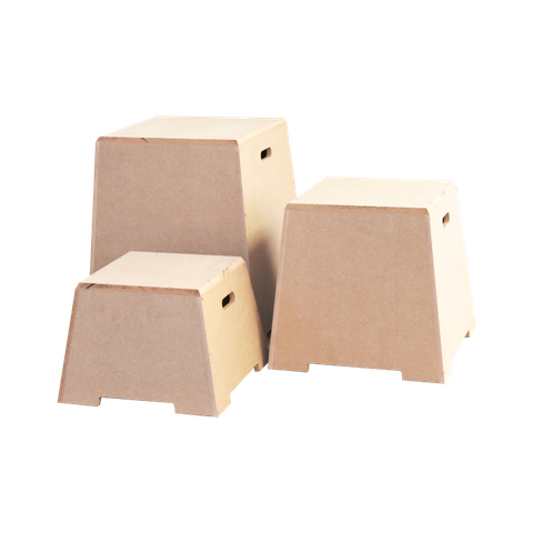 Kit Caixa para Salto Pliométrica Crossfit Step 30 - 45 - 60 - Cód.1201