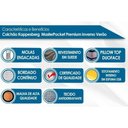 Ver imagem 3 de Colchão Solteiro Molas Ensacadas Masterpocket Inverno Verão Double Face Euro Pillow (88x188x32) -