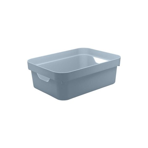 Caixa Organizadora ou 10,5l Linha Cube - Azul Glacial