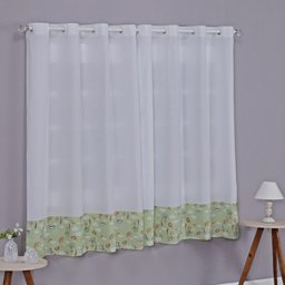 Enxoval de Bebe Kit de Berço Americano Cortina Algodão Menino Menina 7 Peças:safari Verde - 5