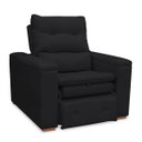 Ver imagem 4 de Poltrona do Papai Confortável Retrátil Reclinável Suede Srj:preto