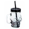 Copo Caneca Caveira de Vidro 400ml com Alça Grande Viking - 4