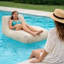 Ver imagem 4 de Puff Splash Flutuante para Piscina Conforto Outdoor Área Externa - Bege