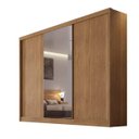 Ver imagem 2 de Guarda Roupa Casal com Espelho 3 Portas 8 Gavetas - Logan-cumaru - Móveis Novo Horizonte