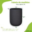 Ver imagem 2 de Vaso Lagoon 34 (28l) Cor Chumbo Japi