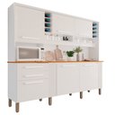 Ver imagem 3 de Armário de Cozinha 6 Portas 2 Gavetas Catar