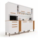 Ver imagem 3 de Armário de Cozinha 6 Portas 2 Gavetas Catar Branco