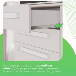 Armário de Cozinha 6 Portas 2 Gavetas Catar - 10